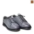 Дамски ежедневни обувки на равно ходило в сив цвят - 21110-3