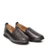 Лачени дамски ежедневни обувки в сив цвят - 21112-2
