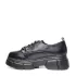 Черни дамски ежедневни обувки с модерно ходило - 21113-1