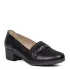 Дамски ежедневни обувки на нисък ток черни 21127-1