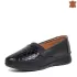 Дамски ежедневни обувки от естествена кожа черни 21140-1