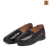 Дамски ежедневни обувки от естествена кожа черни 21140-1