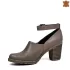 Дамски ежедневни обувки естествена кожа в цвят визон 21143-1