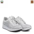 Български бели дамски спортни обувки с малка платформа 21194-3