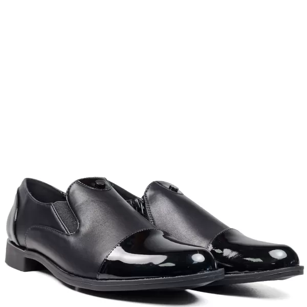Черни ниски дамски ежедневни обувки 21442-1