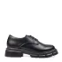 Черни дамски ежедневни обувки с връзки 21445-1