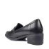 Черни дамски ежедневни обувки на ток 21446-1