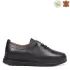 Удобни дамски обувки в черен цвят с анатомични стелки 21466-1