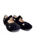 Черни дамски пролетни обувки от велур 26954-1