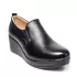 Черни дамски обувки на платформа 26996-1
