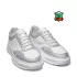 Български бели спортни дамски обувки 21080-1