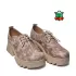 Български дамски обувки с модерно ходило в цвят визон 21086-1