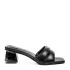 Черни дамски елегантни летни чехли ELIZA с красив ток 21369-1