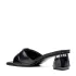 Черни дамски елегантни летни чехли ELIZA с красив ток 21369-1