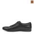 Черни мъжки спортно елегантни обувки от естествена кожа 13207-1