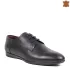 Спортно елегантни мъжки обувки от черна естествена кожа 13215-1