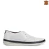 Мъжки летни обувки от естествена кожа в бял цвят 1...