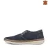 Мъжки летни обувки от естествена кожа в син цвят 13209-4