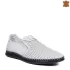Мъжки пролетно летни обувки от кожа в бял цвят 13237-1