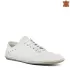 Кожени мъжки обувки с тънка подметка в бял цвят 13244-3