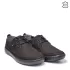 Черни мъжки летни обувки от естествен набук с връзки 14593-1
