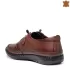 Кафяви мъжки летни обувки от естествена кожа с перфорация 14611-2