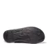 Черни мъжки чехли от естествен набук с лепка 14597-1