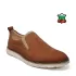 Български мъжки обувки без връзки в цвят таба 13177-2