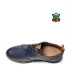 Български спортно елегантни мъжки обувки в син цвят 13183-1
