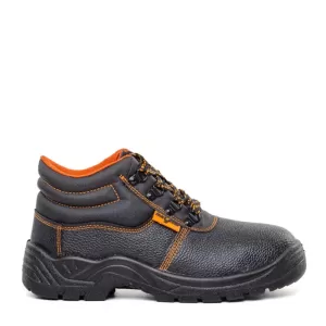 Черни работни мъжки обувки от еко кожа - 12485...
