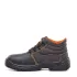 Черни работни мъжки обувки от еко кожа - 12485