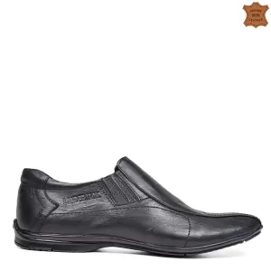 Мъжки спортно елегантни обувки черни 13153-1...
