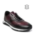 Мъжки спортни обувки в черно и бордо 13178-1
