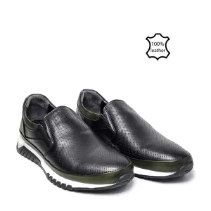 Черни мъжки спортни обувки без връзки 13180-1...