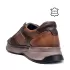 Мъжки ежедневни обувки от естествена кожа в кафяв цвят 13186-2