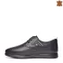 Черни мъжки обувки от естествена кожа големи номера - 13196-1
