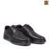 Мъжки ежедневни обувки от естествена кожа в черно - 13198-1