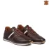 Кафяви мъжки спортни обувки 45-48 от естествена кожа 13201-2