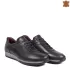 Мъжки черни обувки за ежедневие от естествена кожа 13212-1