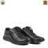 Български черни мъжки обувки от естествена кожа 13246-1