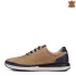 Мъжки обувки от естествен набук в бежов цвят 13250-2