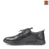 Всекидневни черни мъжки обувки от естествена кожа 13252-1