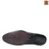 Черни кожени мъжки спортно елегантни обувки с връзки 13269-1